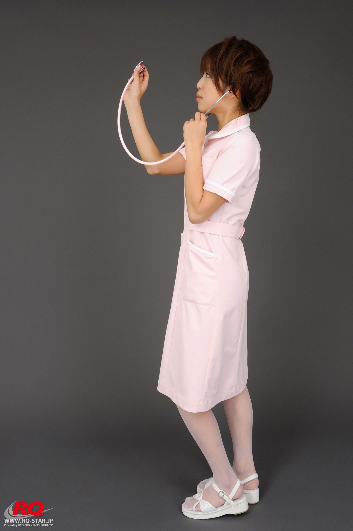 [RQ-Star] No.0019 Umi Kurihara 栗原海 ピンクナース 护士装  Nurse Costume [73P]